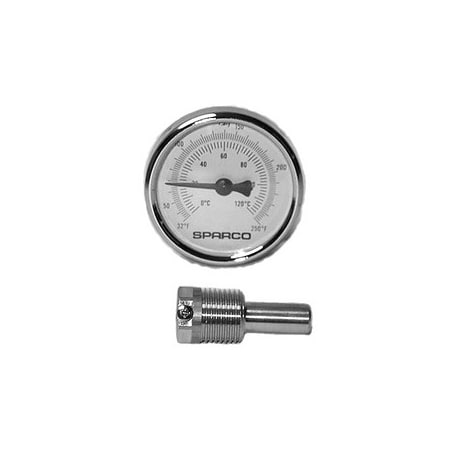 Honeywell Gt162 Thermometer With Well. GT162